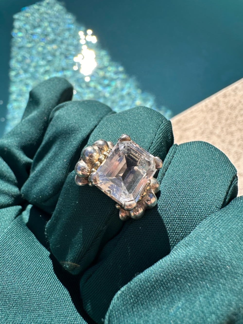 LAGOS Glacier Topaz Caviar Collection Ring - Picture 8 of 10